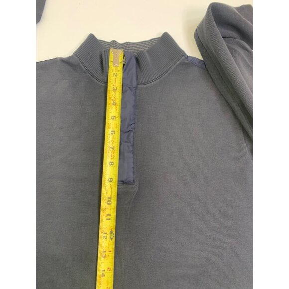 Hugo Boss Men’s Blue Sidney Quarter Zip Pullover Sweater Size Extra Large - Picture 11 of 13